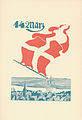 14. März. Wahlplakat, Volksabstimmung 1920, abgebildet ist Flensburg.