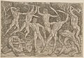 Antonio del Pollaiuolo, Battle of the Nudes, 1470–1480, Kupferstich, 42 × 60,4 cm, Cleveland Museum of Art, Ident.Nr. 1967.127, Cleveland