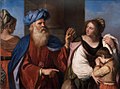 Abraham verstößt Hagar (oder Verstoßung der Hagar), 1657, Öl auf Leinwand, 115 × 154 cm, Pinacoteca di Brera, Mailand