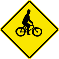 W12 Cyclists crossing