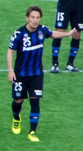 Fujimoto in 2016 als speler van Gamba Osaka