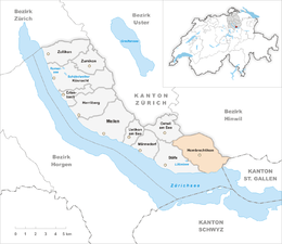 Hombrechtikon – Mappa