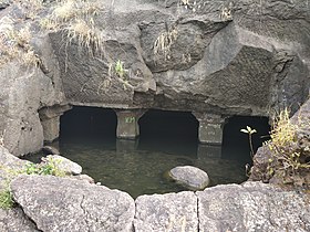 Rockcut water cistern