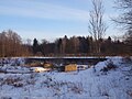 Oude spoorbrug over de Narewka, nabij observatiepunt Kosy Most.