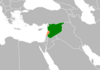 Location map for Lebanon and Syria.