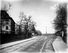 Die Rosentalgasse mit den Torhäuschen