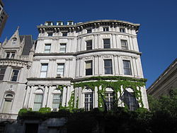 The facade as seen from across Fifth Avenue