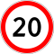 20 km/h