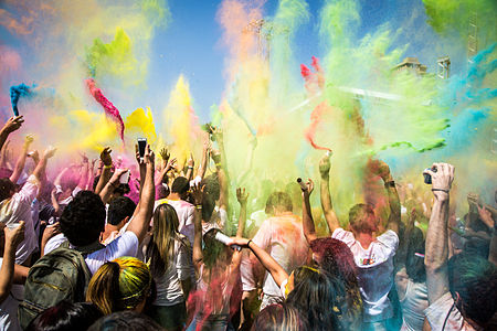 „Holi Festival of Colors“-Veranstaltung São Paulo, Brasilien 2013