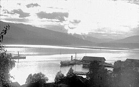 1890 im Hafen von Lillehammer