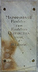 Grabplatte der Stifter Meinhard II. und Elisabeth von Bayern