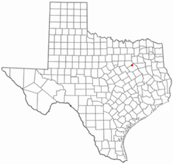 Location of Chatfield, Texas