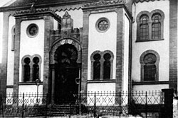 Synagoge in Albersweiler, vor 1930