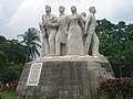 Anti-Terrorism Raju Memorial Sculpture, at TSC - Dhaka University Campus, by A.M.R.