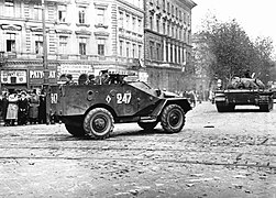 BTR-40 1956 in Budapest (Ungarischer Volksaufstand)