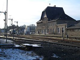 Bahnhof Altenkirchen vor der Modernisierung (2008)