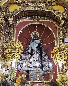 Altaar in de San Francisco-basiliek, Lima, Peru