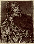 Boleslaus I of Poland, a drawing by Jan Matejko, c. 1890