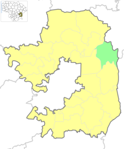 Location of Buivydžiai Eldership