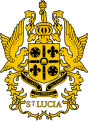 Saint Lucia arması (1967–1979)