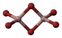 Strukturformel von Gallium(III)-bromid