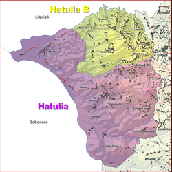 Map of Hatulia and Hatulia B