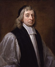 Godfrey Kneller: Henry Compton, 1712. Im Barock entsteht der typische Kragen evangelischer Geistlicher, das Beffchen