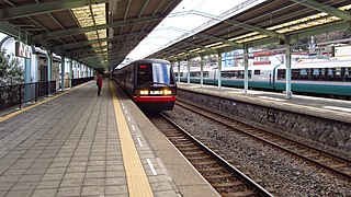 Blick auf die Bahnsteige