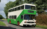 Preserved West Riding Buses ECW-bodied Olympian at a Dewsbury Bus Museum running day