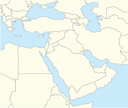 Μελέαγρος (επιγραμματοποιός) is located in Middle East2