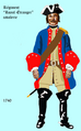 Uniform gemäß Verordnung von 1740