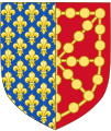 Shield and Coat of Arms of the Monarch of Navarre, 1285-1328