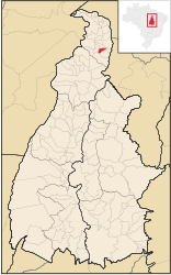 Santa Terezinha do Tocantins – Mappa