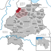 Lage des Fleckens Wiedensahl im Landkreis Schaumburg