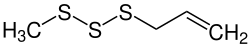 Strukturformel von Allylmethyltrisulfid