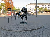 Statue eines Berserkers