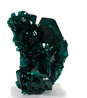 Gem-quality dioptase crystals. Tsumeb mine is the source of many of the world's best (and most expensive) dioptase specimens.