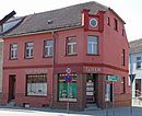 Drogeriegeschäft (Drogerie Königsberg) mit Ladeneinrichtung, Schaufenstern und Ladentür[3]