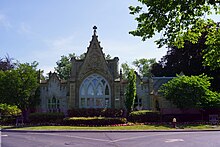 Elmwood Chapel at Elmwood Cemetery in Detroit, Wayne County