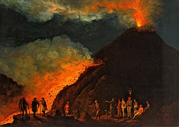 Der Ausbruch des Vesuv im Jahre 1774