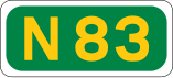 N83 road shield}}