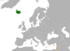 Location map for Iceland and Israel.