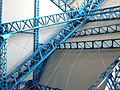 Internal structure of the partial Hindenburg replica in the Zeppelin Museum in Friedrichshafen, southern Germany.