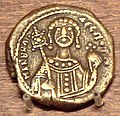 Copper coin of Manuel I Komnenos.