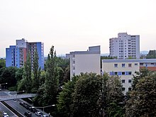 Nordweststadt in Frankfurt, Gesehen vom Nordwestzentrum