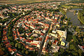 Luchtfoto van Nymburk