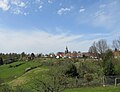 Blick von der Stadtmauer Richtung Johanneskirche