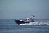 KNRM-reddingboot 'Christien' op de Waddenzee bij Harlingen (2007).