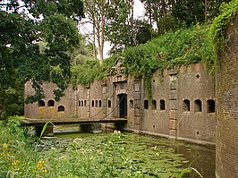 Keelzijde reduit van Fort bij Rijnauwen