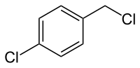 Strukturformel von 4-Chlorbenzylchlorid